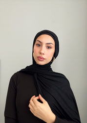 Onyx Jersey Hijab Set
