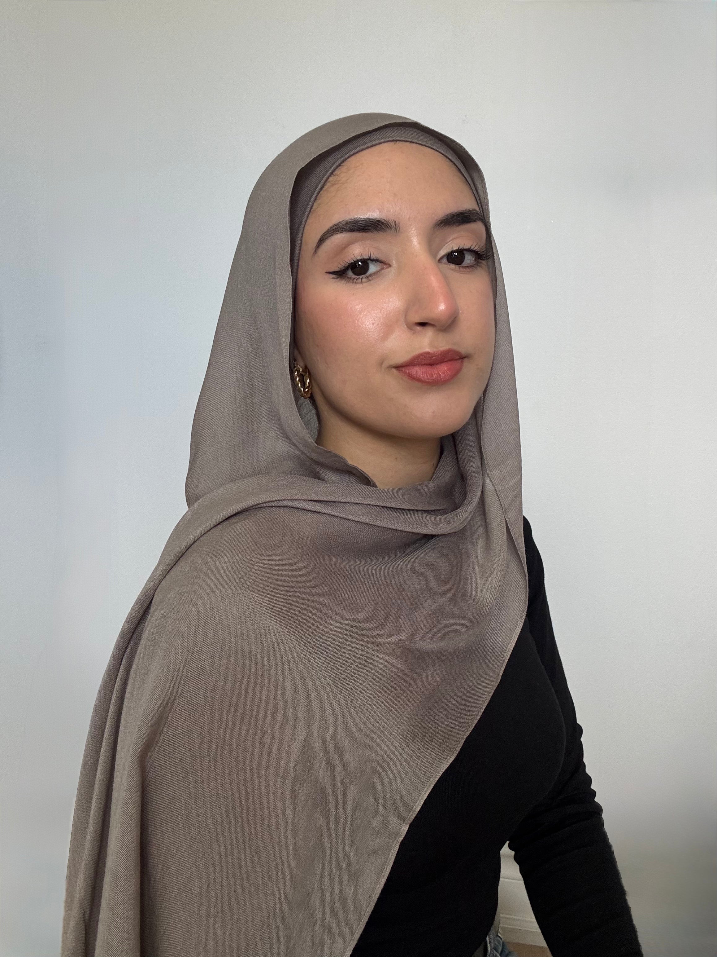 Griege Modal Hijab Set – LIBAAZ THE LABEL