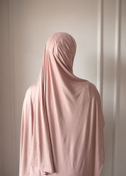 Light Pink Jersey Hijab Set