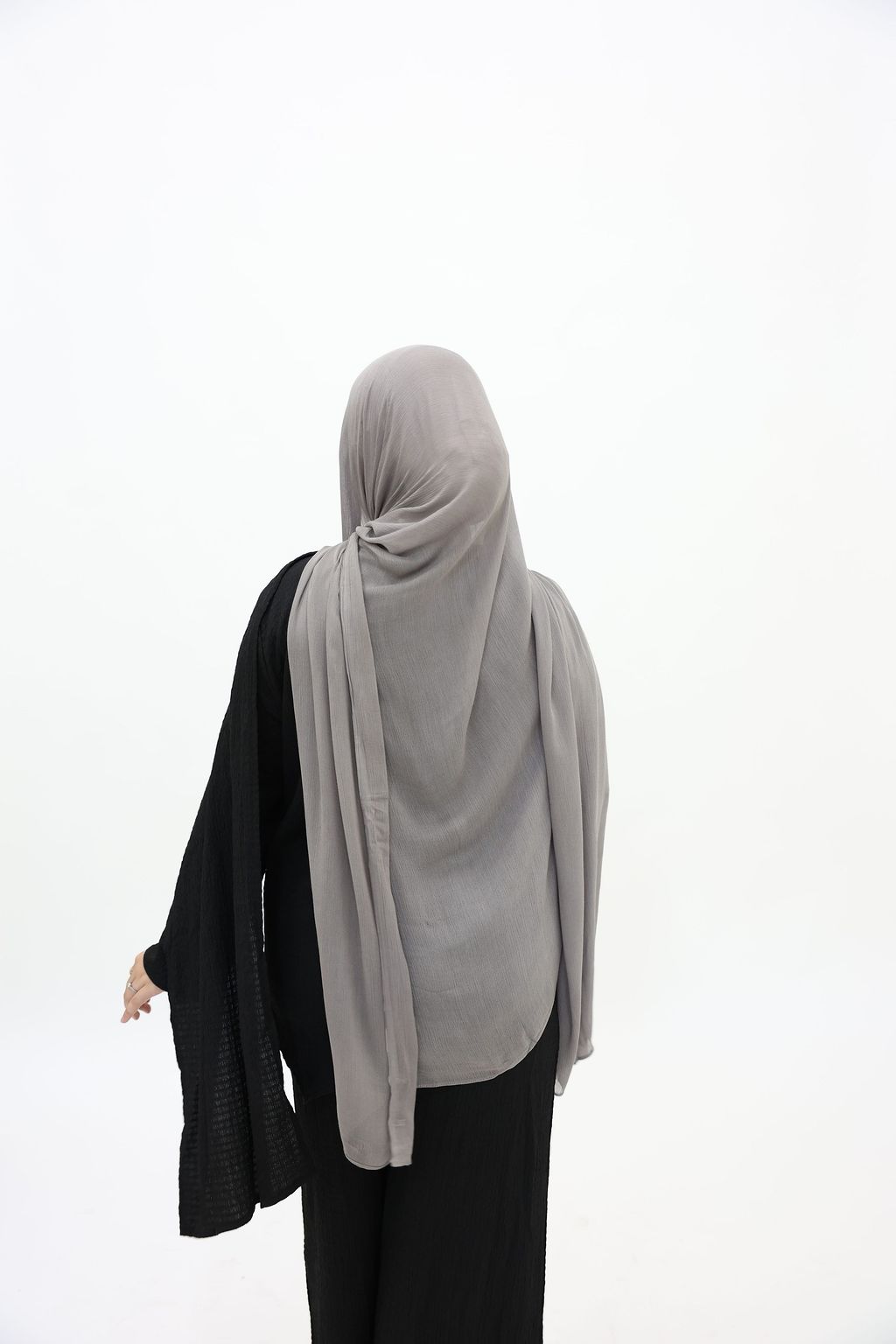 Grey Crinkle Modal