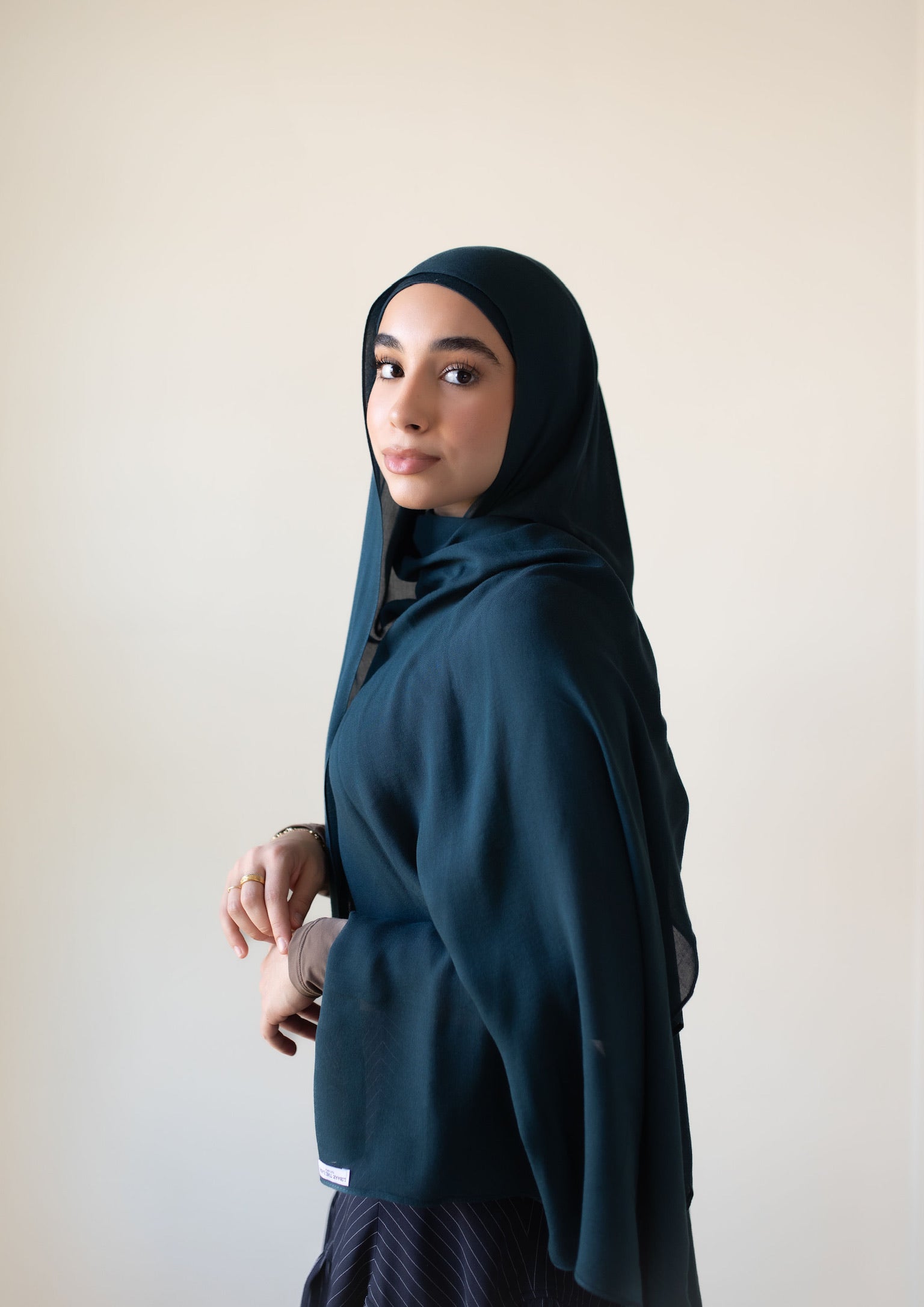 Buy Dusty Rose Modal Hijab Set with an under-cap | Libaaz the